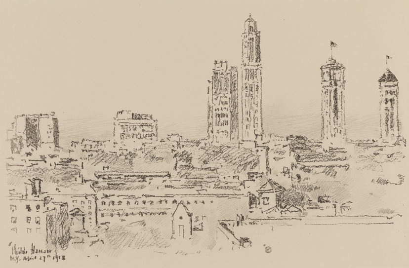 New York Skyline - Light Buildings