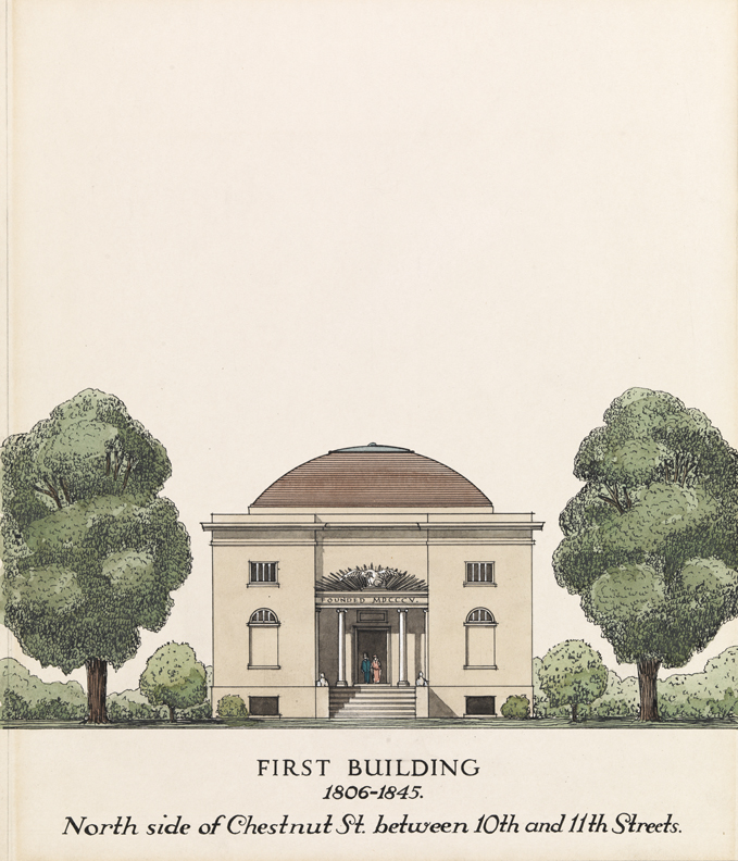 [Pennsylvania Academy of the Fine Arts]: First Building