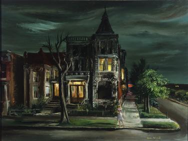 Oakdale Avenue at Night 