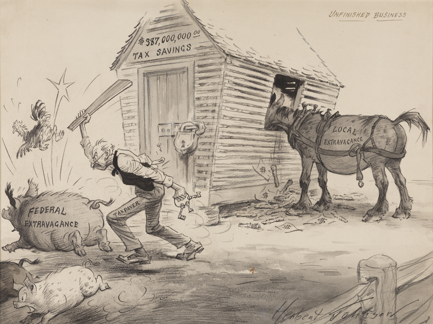 Herbert Johnson, "Unfinished Business" (before 1927) PAFA Pennsylvania Academy of the Fine Arts