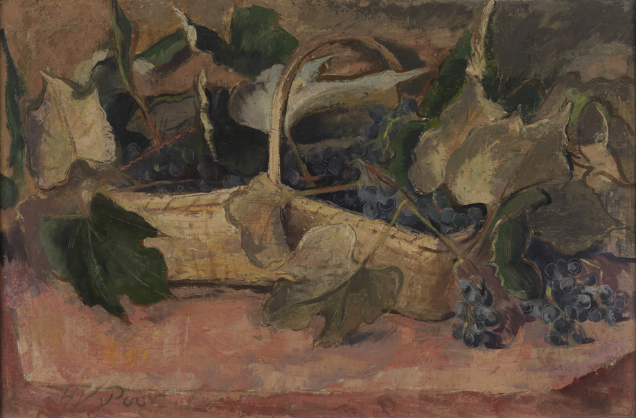 Still Life - Grape Leaves