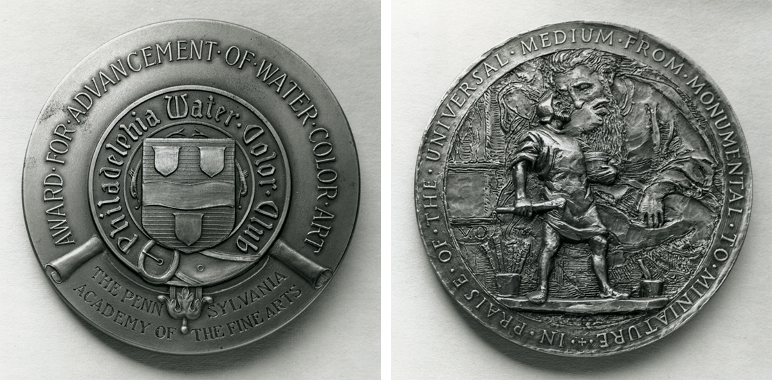 The Philadelphia Water Color Club Medal