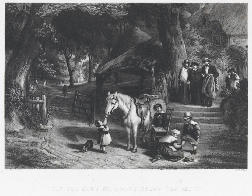 The Old Meeting House below the Ledge