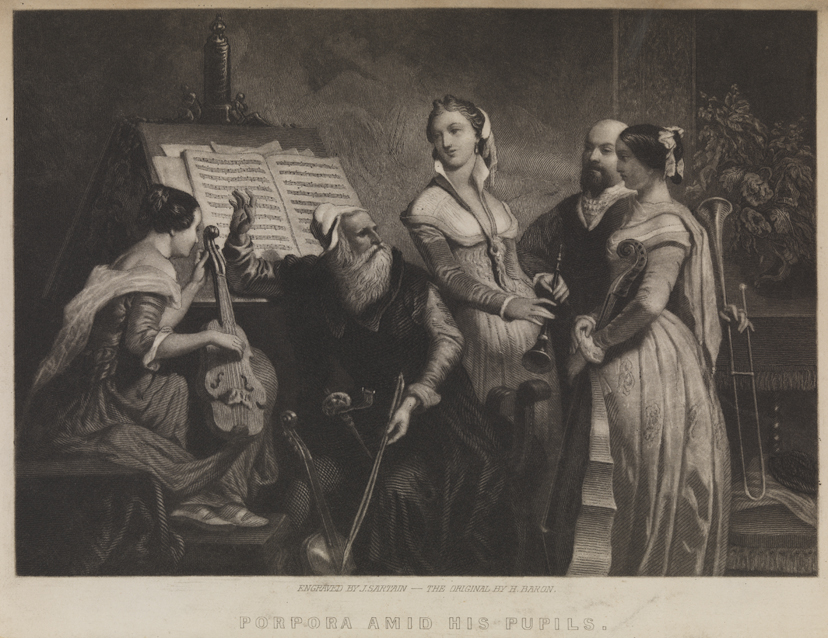 Porpora amid his Pupils