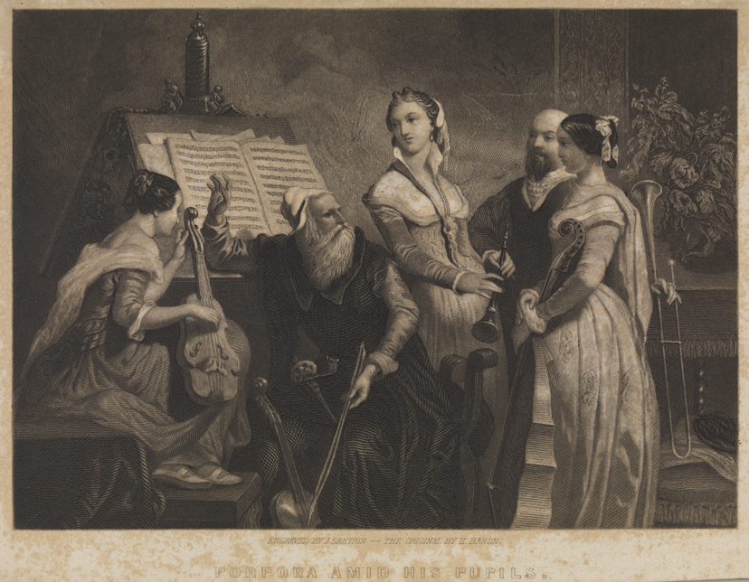 Porpora amid his Pupils