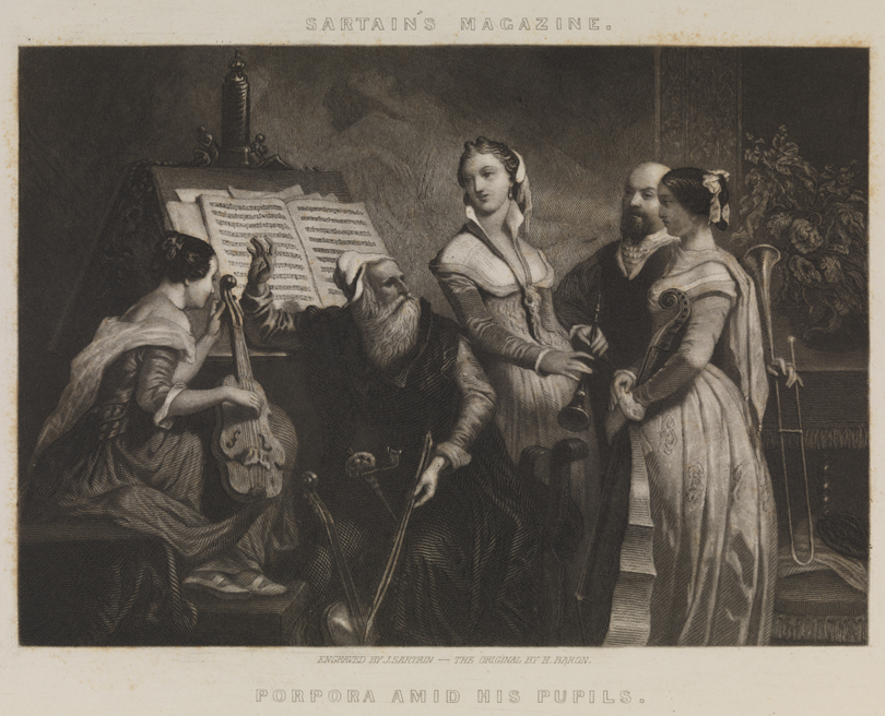 Porpora amid his Pupils