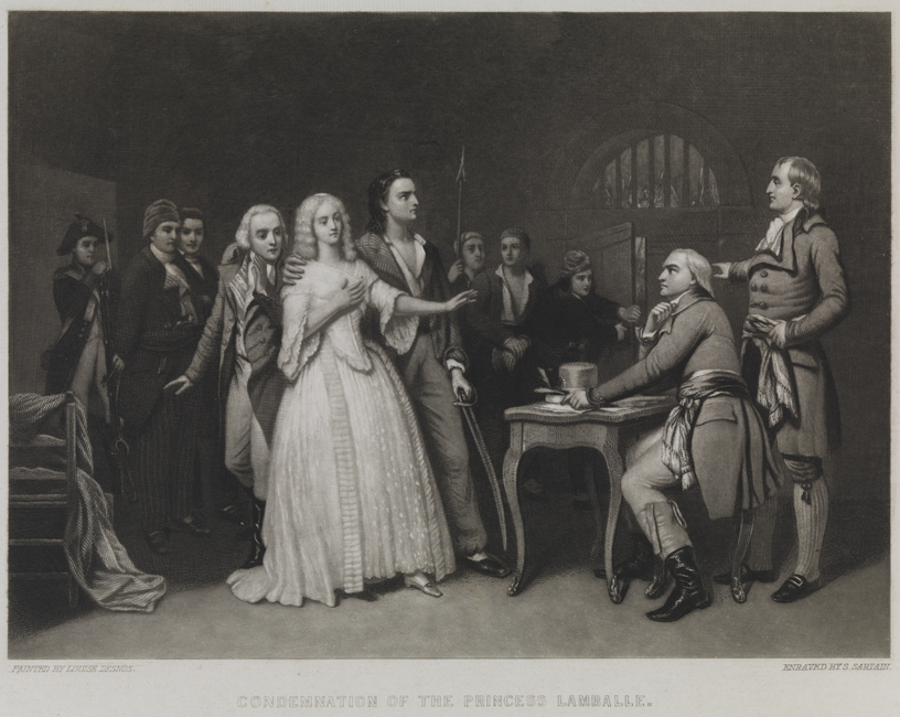 Condemnation of the Princess Lamballe