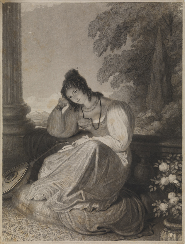 [Woman with lute]