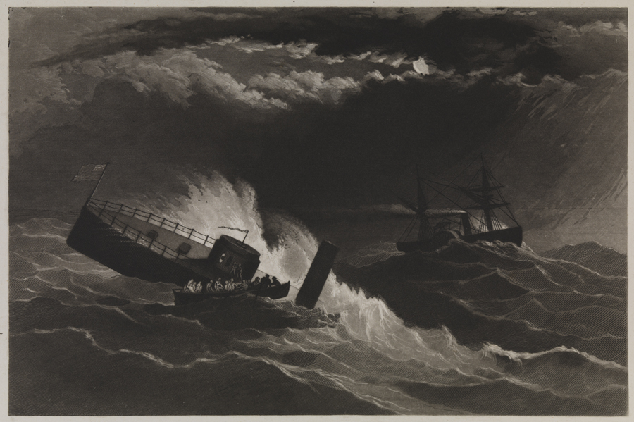 [U.S. warship sinking]