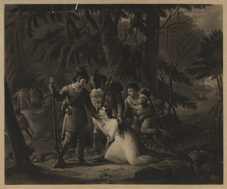 [Family liberated by American scouts and soldiers]