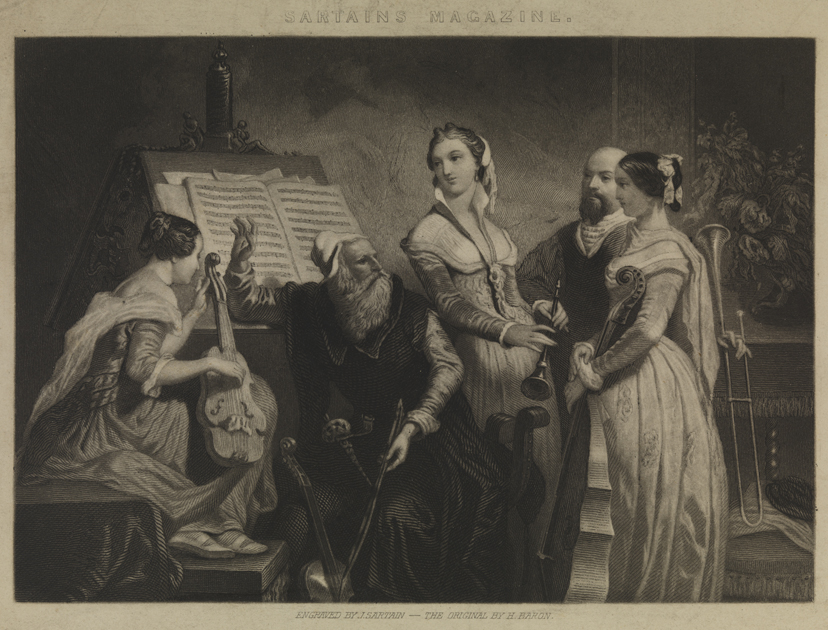 Porpora amid his Pupils