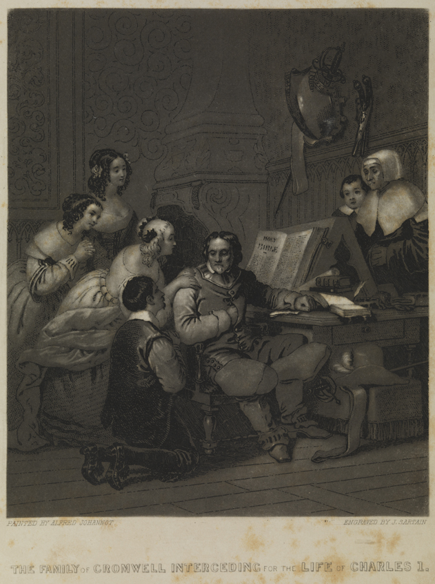 The Family of Cromwell Interceding for the Life of Charles I