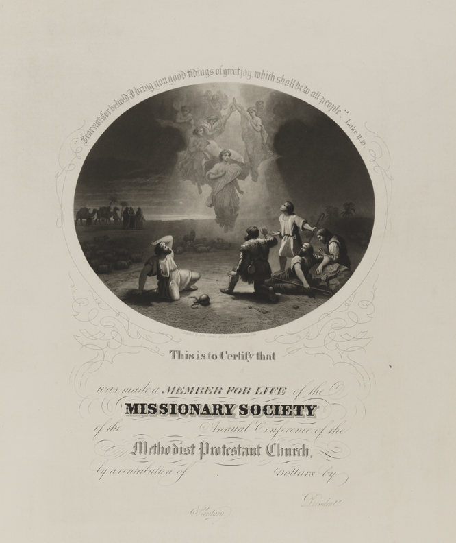 Membership - Missionary Society/ Methodist Protestant Church