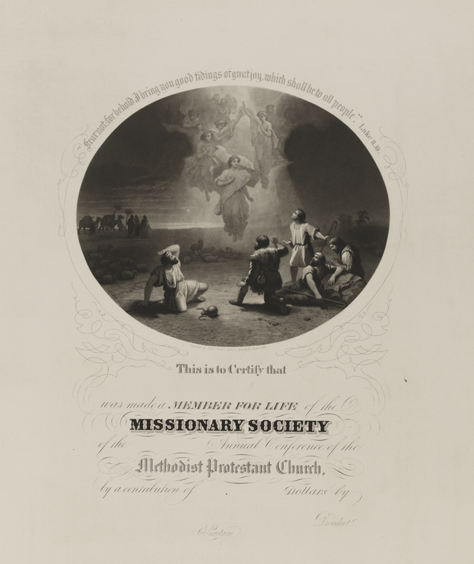 Membership - Missionary Society/ Methodist Protestant Church