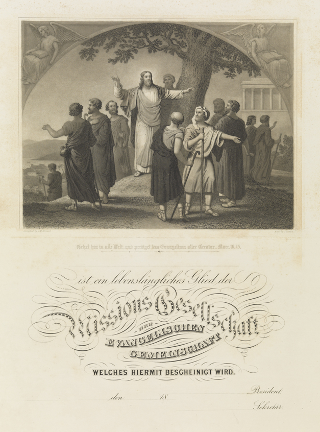 Missions Gesellschaft [membership]