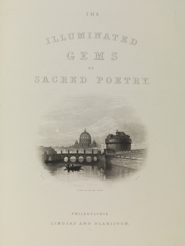 The Illuminated Gems of Sacred Poetry [title page]