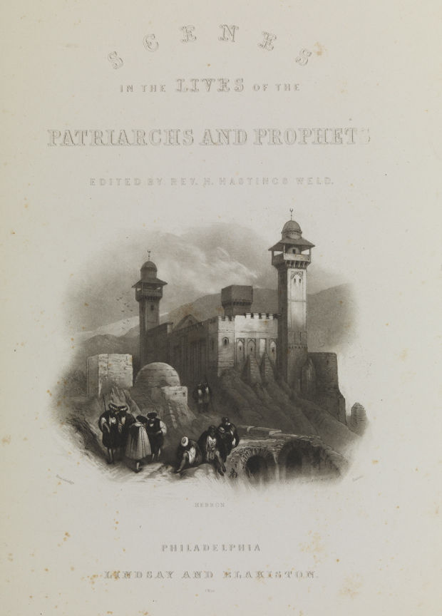 Scenes in the Lives of the Patriarchs and Prophets [title page]