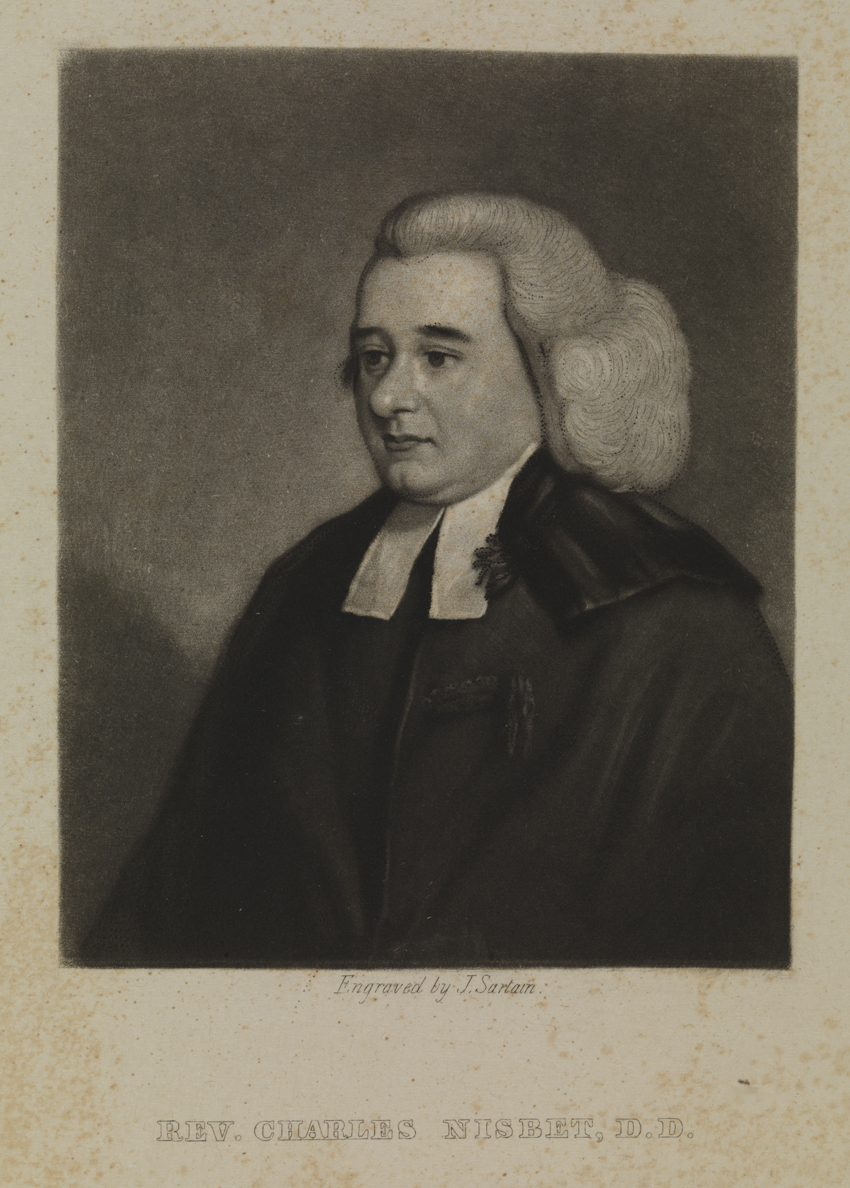 Reverend Charles Nisbet, D. D.