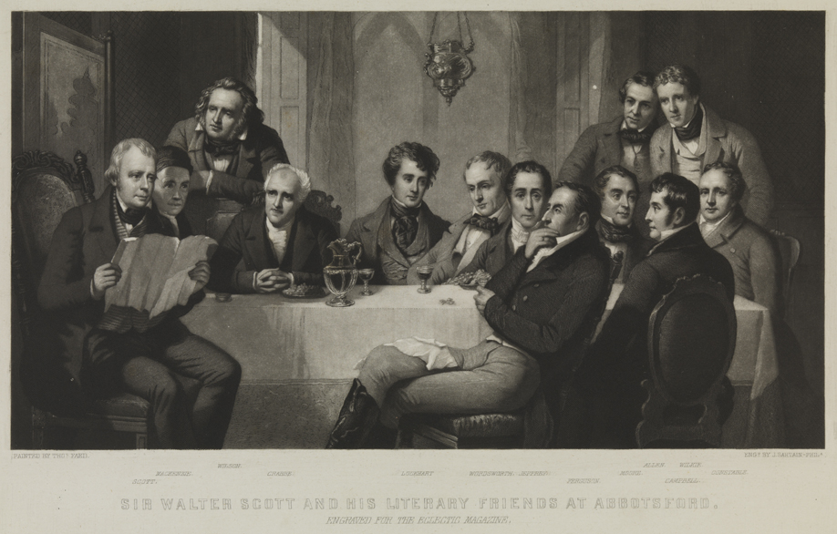 Sir Walter Scott and his Literary Friends at Abbotsford