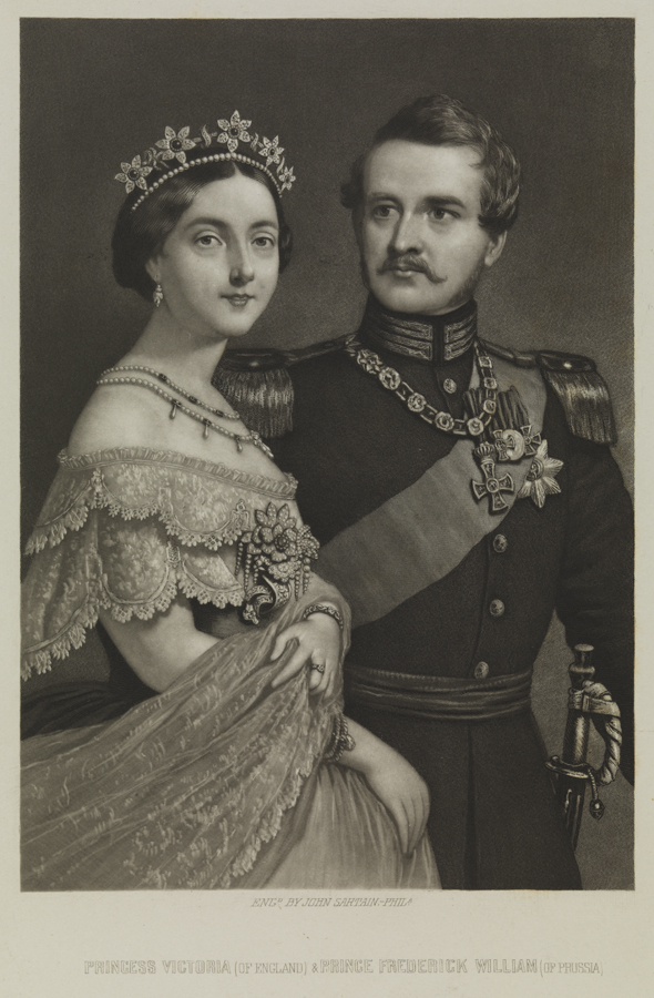 Princess Victoria (of England) and Prince Frederick William (of Prussia)