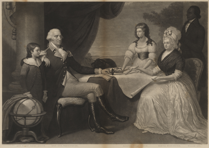 [George Washington and family]