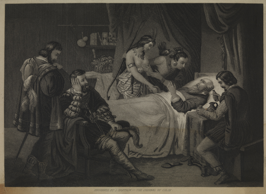 Affection of the Indians for Las-Casas