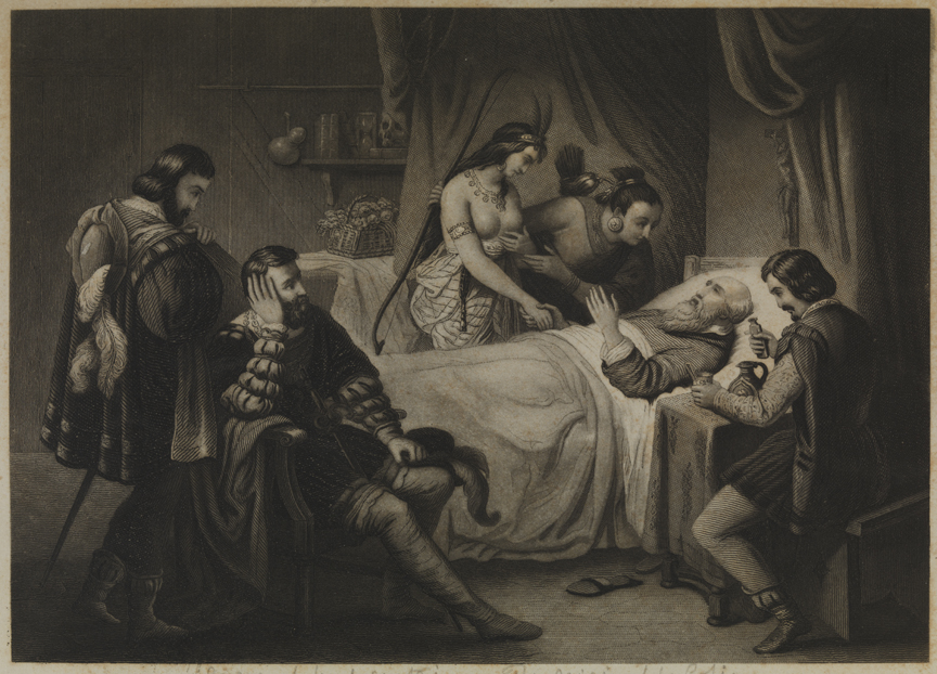 Affection of the Indians for Las-Casas