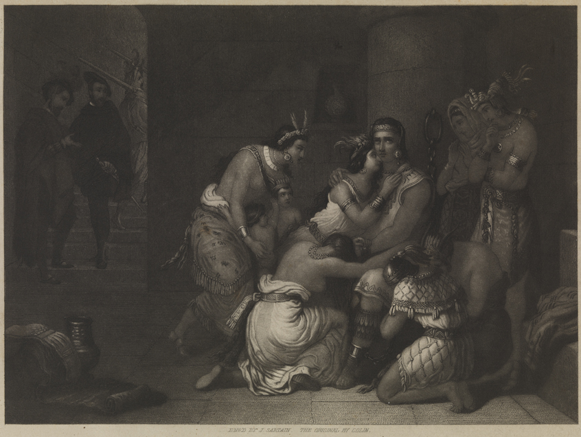 Ataliba Receiving the Last Embraces of His Family