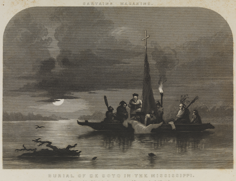 Burial of DeSoto in the Mississippi