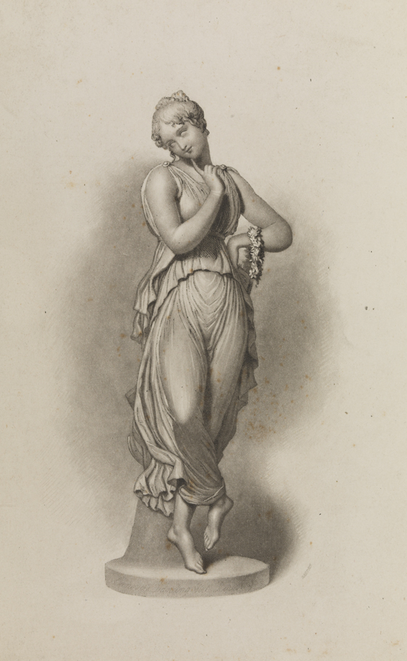 Dancer with her Finger Touching her Chin