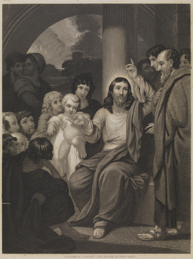 [Christ blessing the little children]