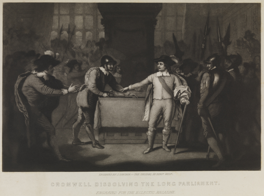 Cromwell Dissolving the Long Parliament