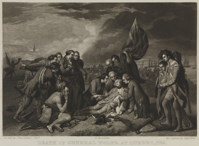 Death of General Wolfe, at Quebec