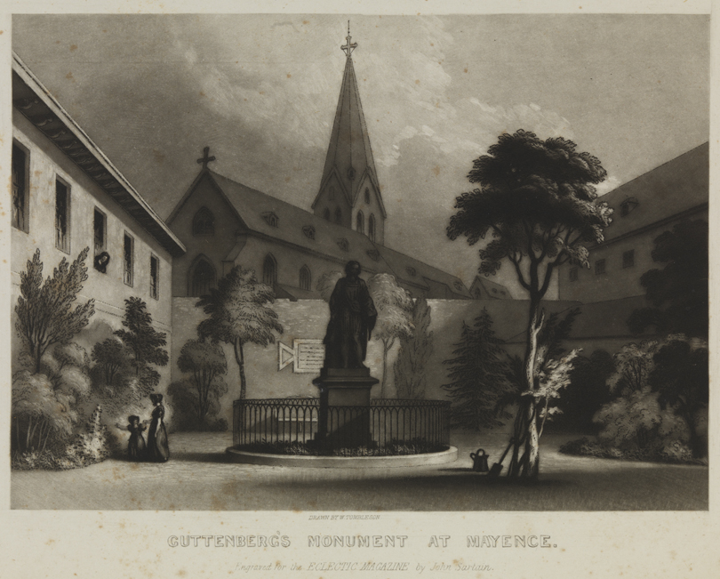 Guttenberg's Monument at Mayence