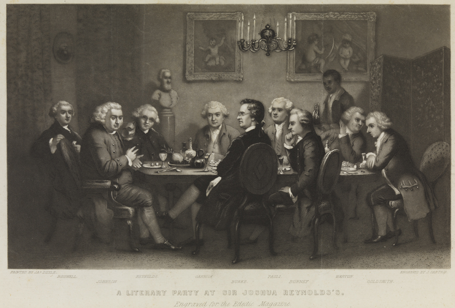 A Literary Party at Sir Joshua Reynolds's
