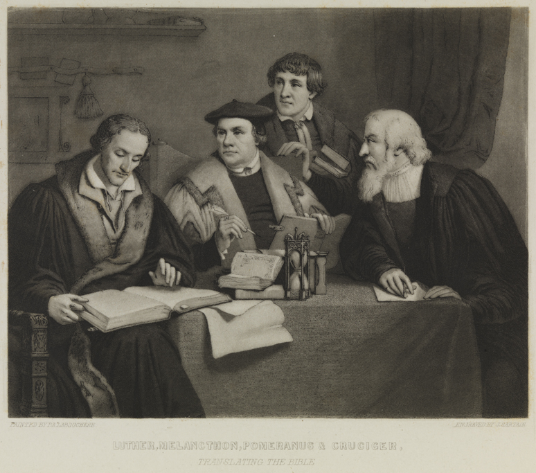 Luther, Melancthon, Pomeranus & Cruciger Translating the Bible