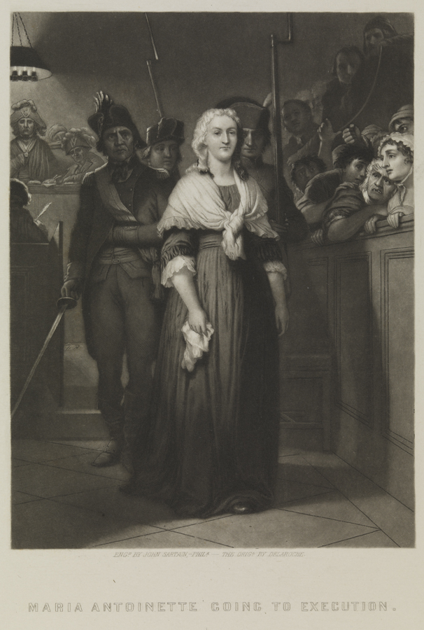 Maria Antoinette Going to Execution