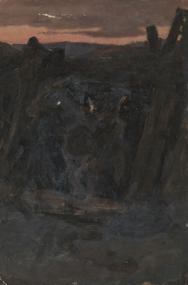 Landscape with Pack Mule