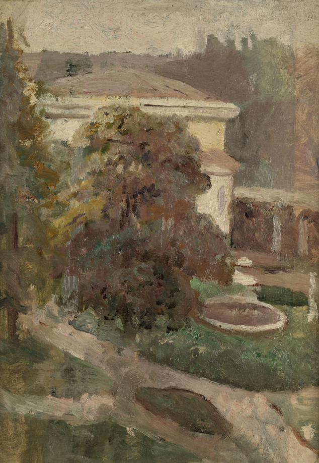 Landscape with Villa and Fountain 