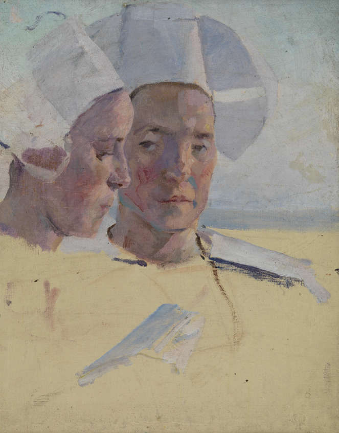 Study of Two Breton Women, Concarneau, France