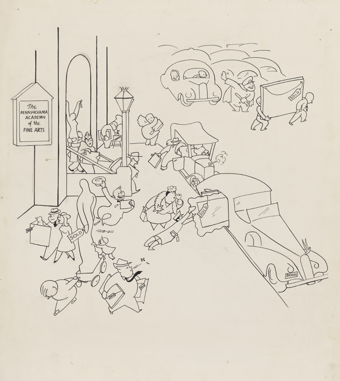 Academy Sales Rush Cartoon