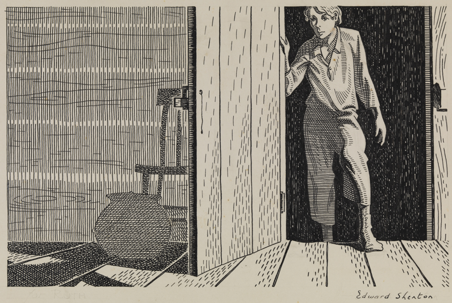 [The Yearling: boy in doorway - Fodderwing? ]