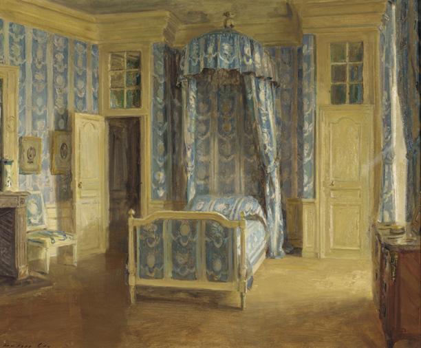 Interior of the Bedroom of the Chateau du Breau 