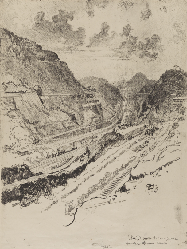 [Panama Canal Series]: The Cut from South of Culebra