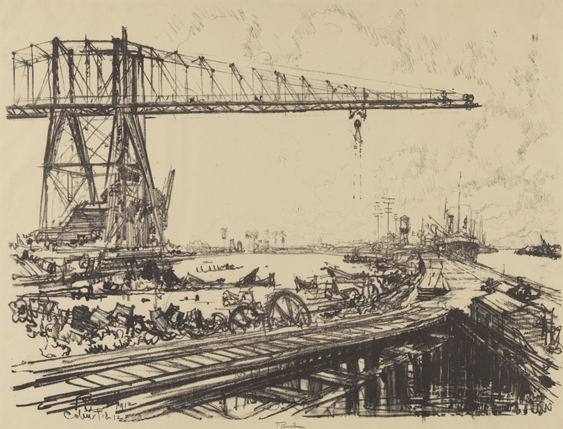 [Panama Canal Series]: French Canal and American Cranes