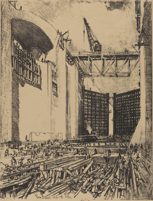 [Panama Canal Series]: Laying the Floor of Pedro Miguel Lock