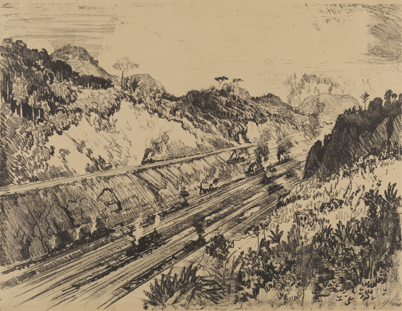 [Panama Canal Series]: Looking up the Cut from Bas Obispo