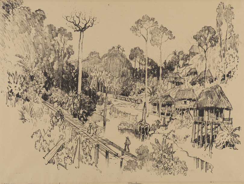 [Panama Canal Series]: A Native Village