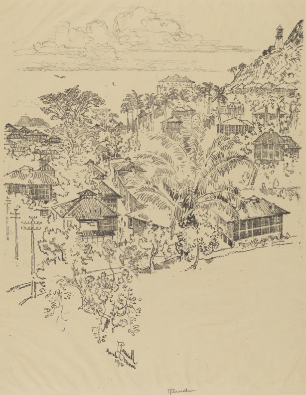 [Panama Canal Series]: Official Ancon - Administration Buildings