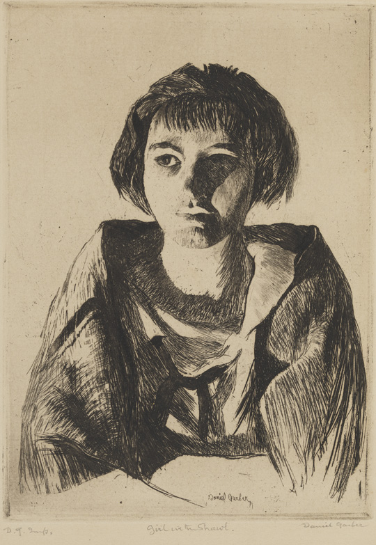 Girl with Shawl